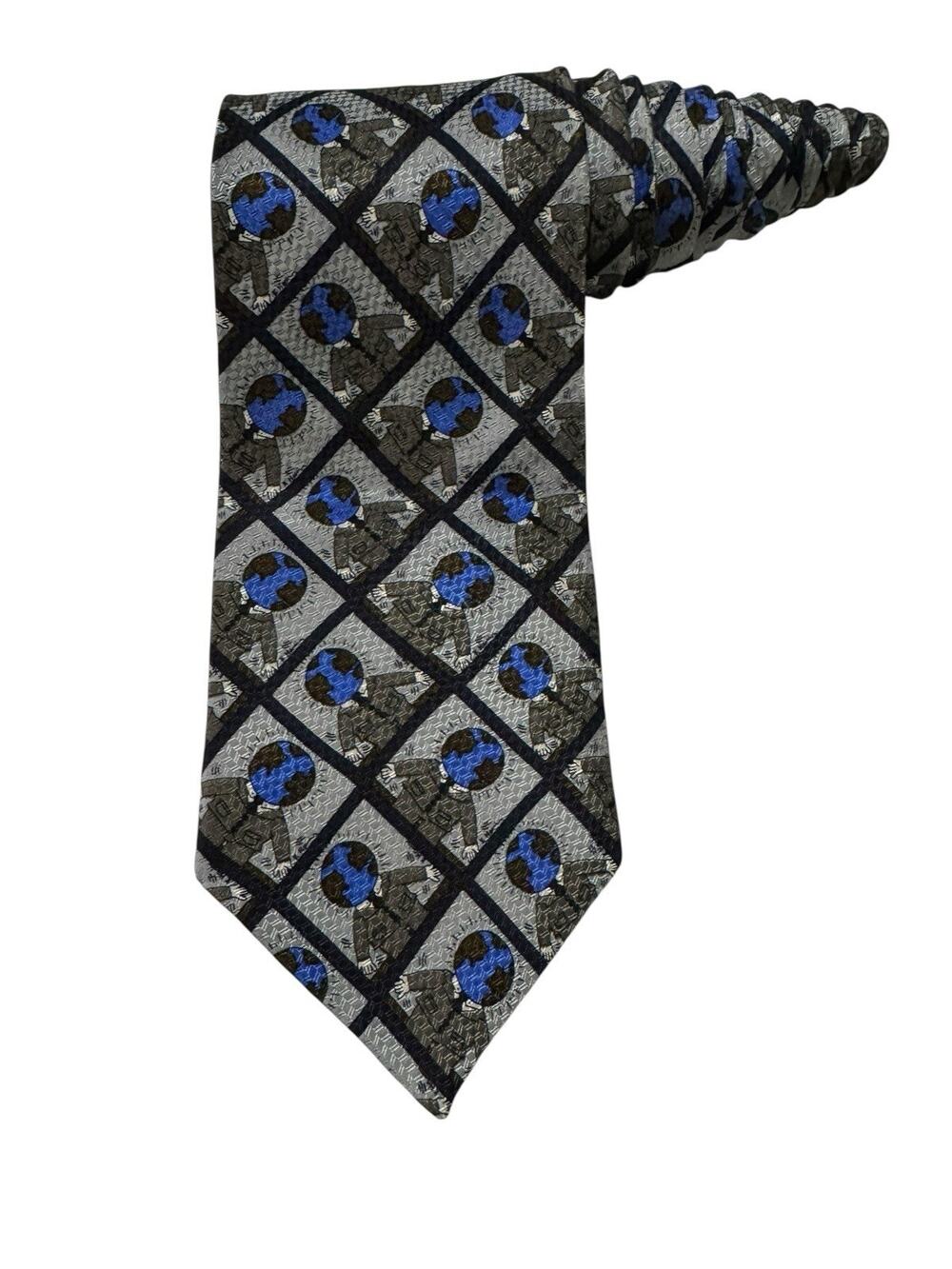 Zanzara Special Edition Playboy Archives Keith Haring Necktie 100% Silk Vintage